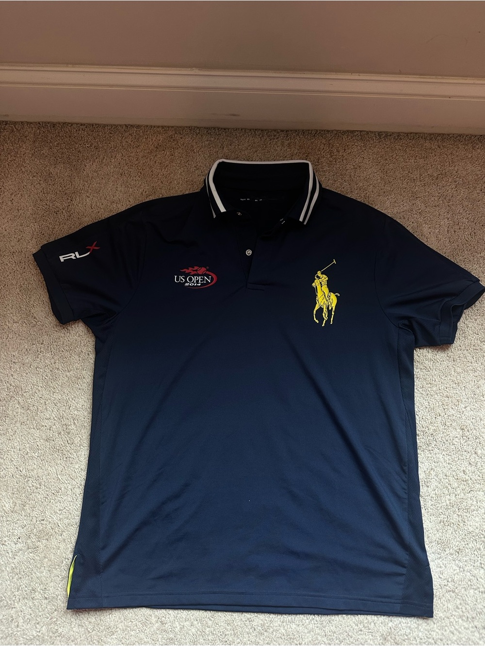 Polo Ralph Lauren Men's Polo Shirt in Blue Like New
